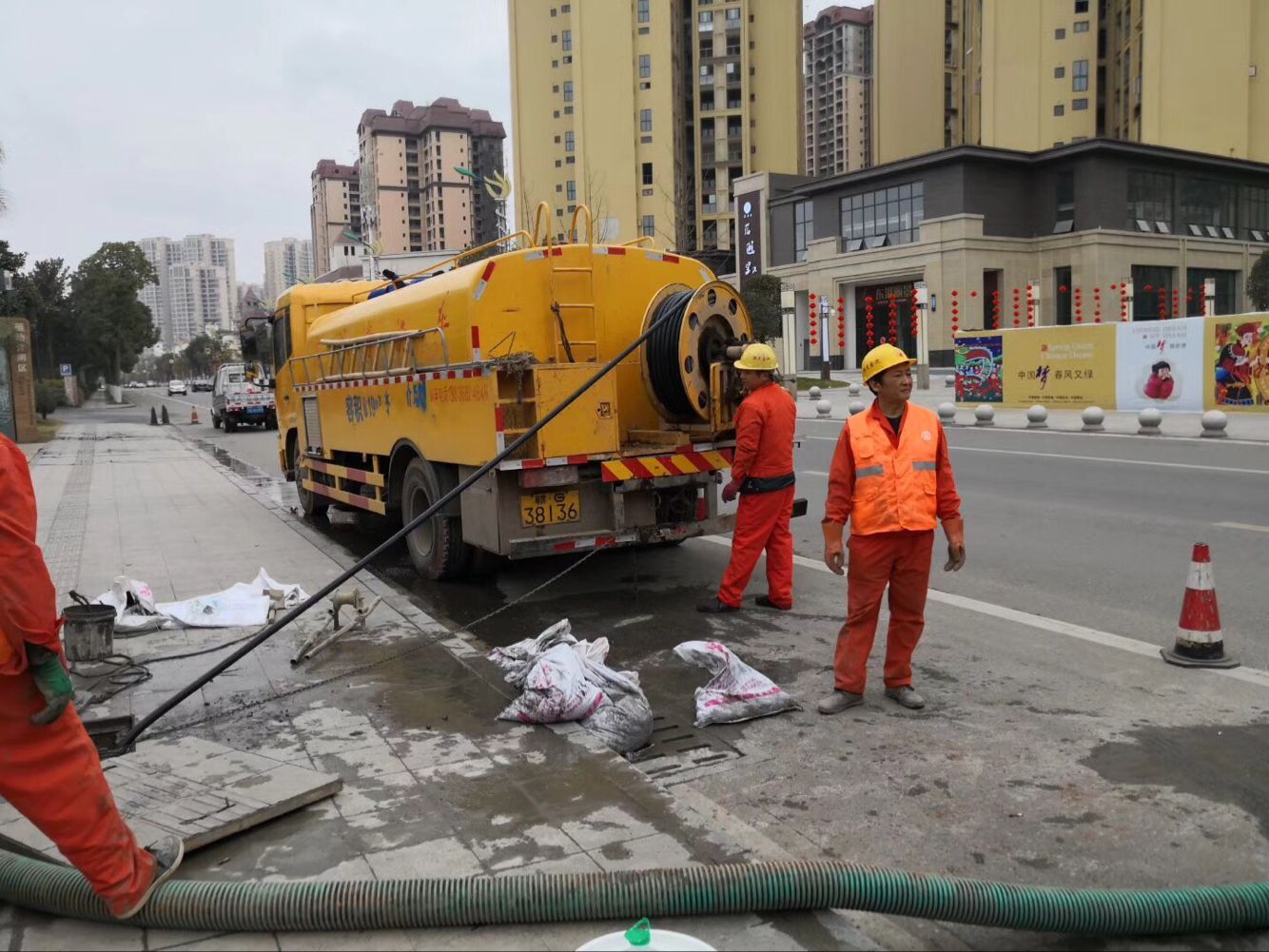 永靖排污管道清淤-管道清洗